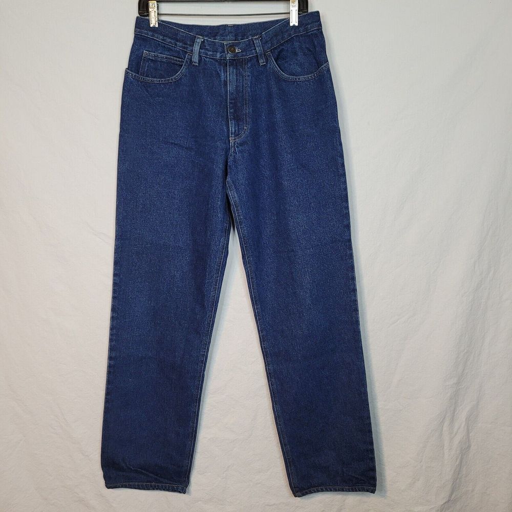 Loro Piana Mens Jeans 31x31 Blue Denim 100% Cotton Made in Italy Straight Leg